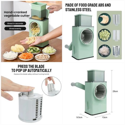 Vegetable Cutter – Multi-Purpose Hand Rotary Cutter