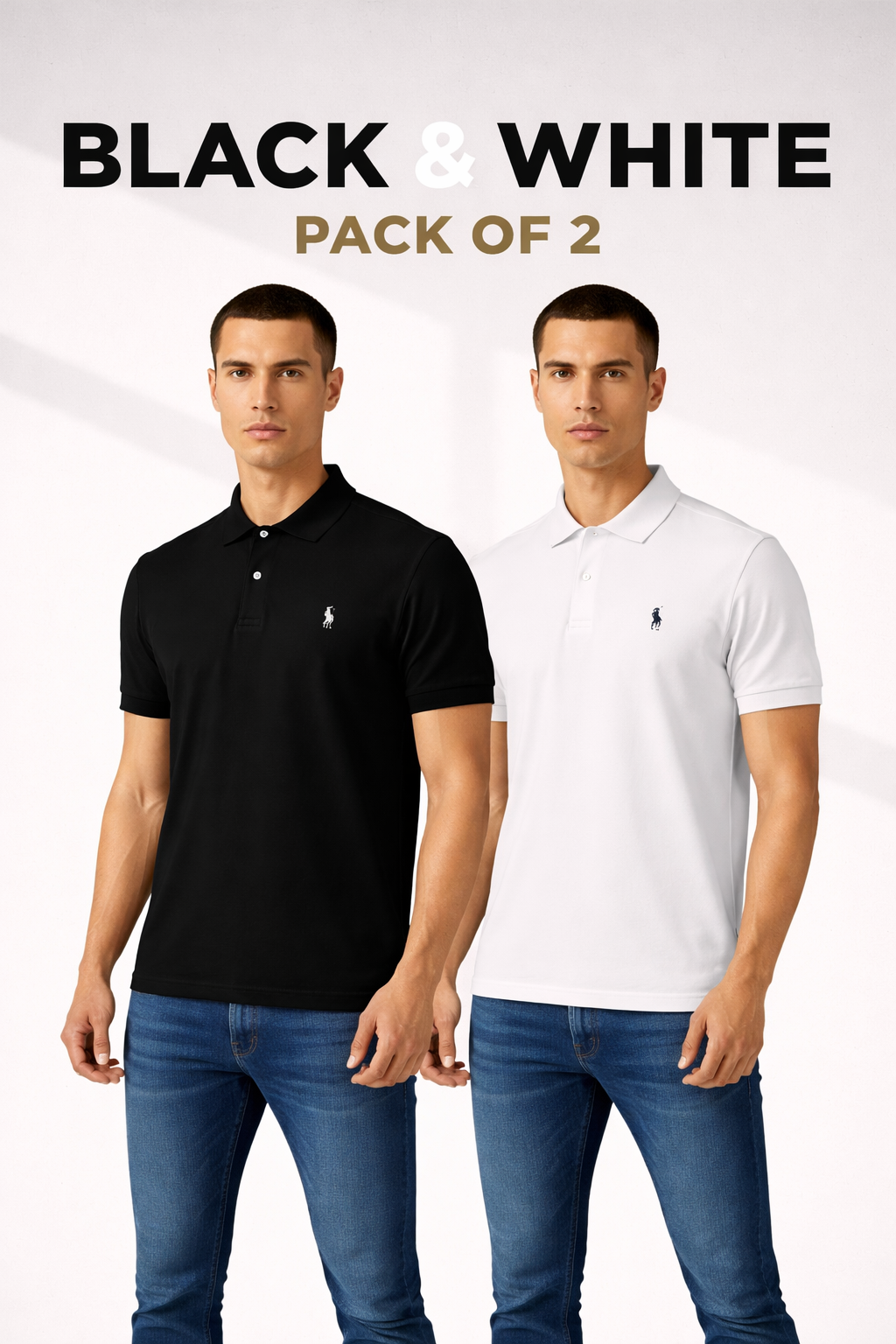 Pack of 2 Classic POLO T-Shirt