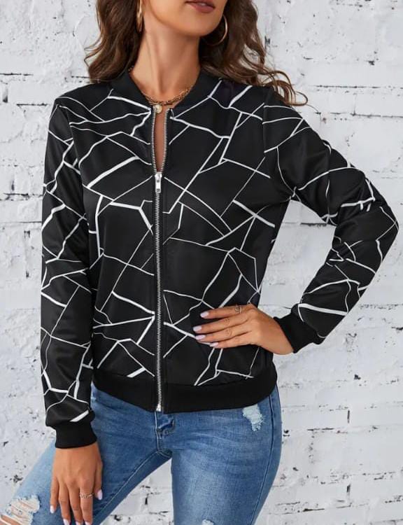 "Stylish Cross-Lining unisex Zipper Jacket — Warm, Trendy & Perfect for Winter!"