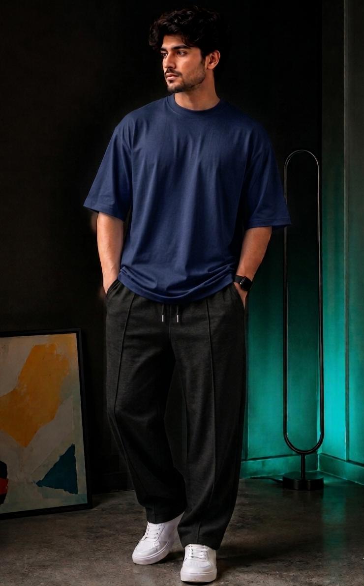 Baggy Trousers x Drop Shoulder Tees- Summer Ready Fits