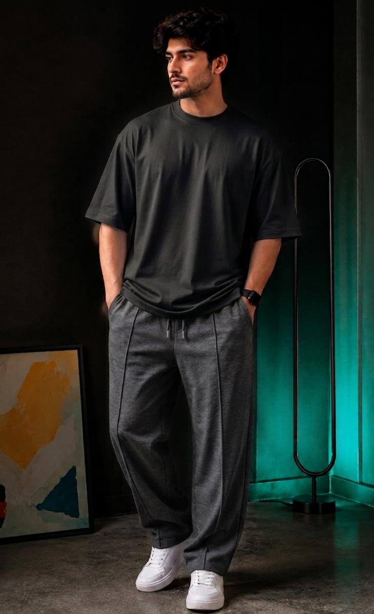 Baggy Trousers x Drop Shoulder Tees- Summer Ready Fits