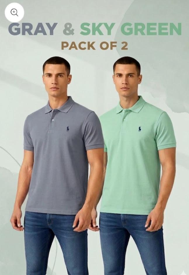 Pack of 2 Classic POLO T-Shirt