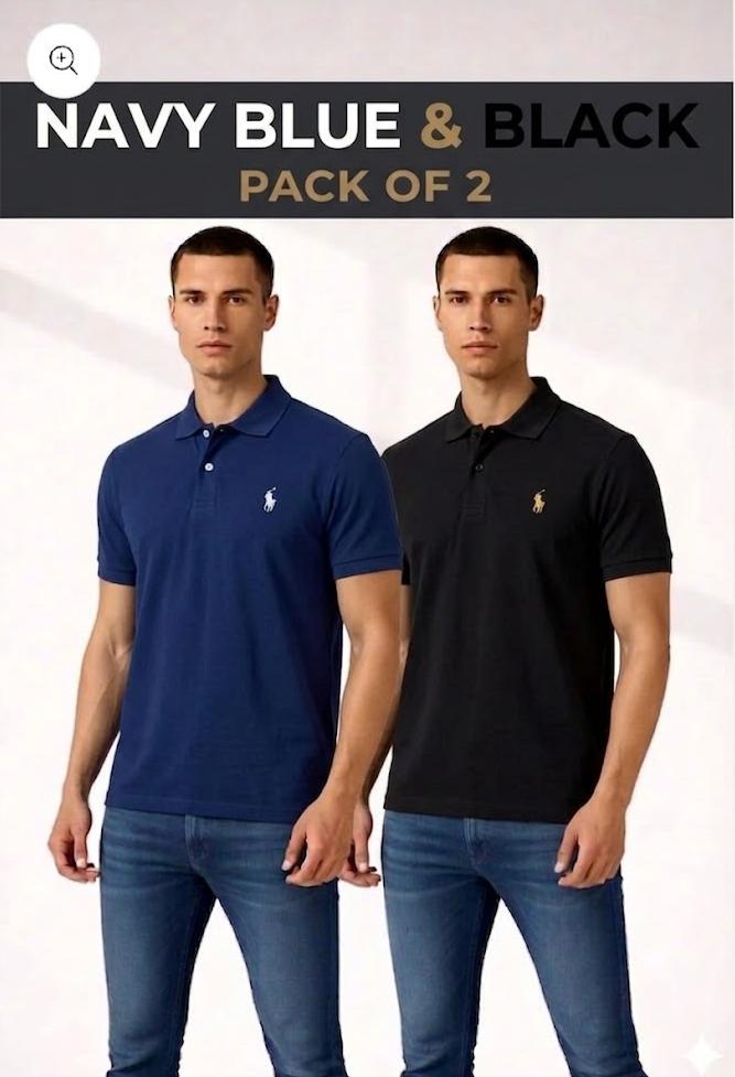 Pack of 2 Classic POLO T-Shirt
