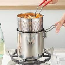 Stainless Steel Deep Frying Pot for Perfect Crispy Frying
