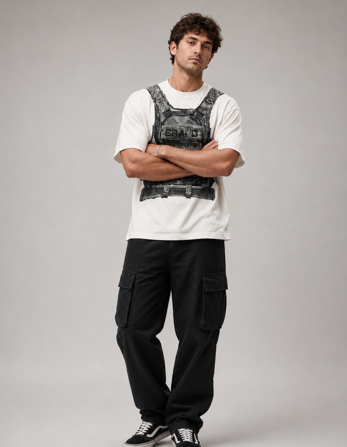 Drop shoulder tee level 3 armour design